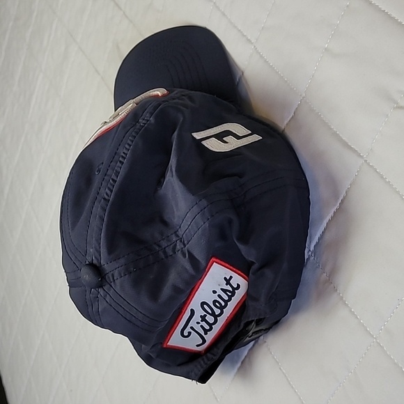 Titleist Tour Pro V1 FJ Mens Golf Hat Snapback Cap Trucker FootJoy - Picture 3 of 5